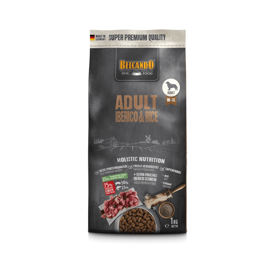 BELCANDO Kibble Adult Iberico and Rice 1kg
