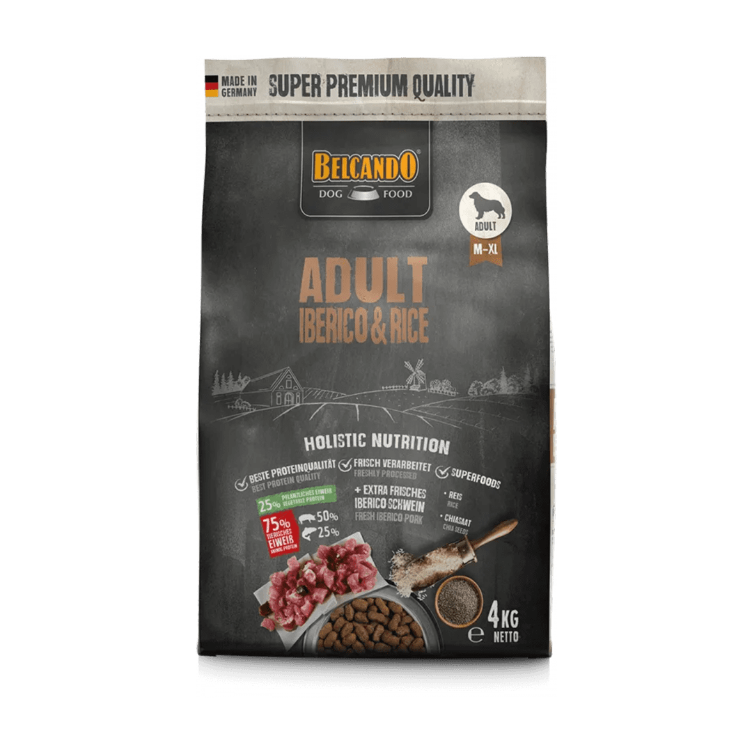 BELCANDO Kibble Adult Iberico and Rice 4kg