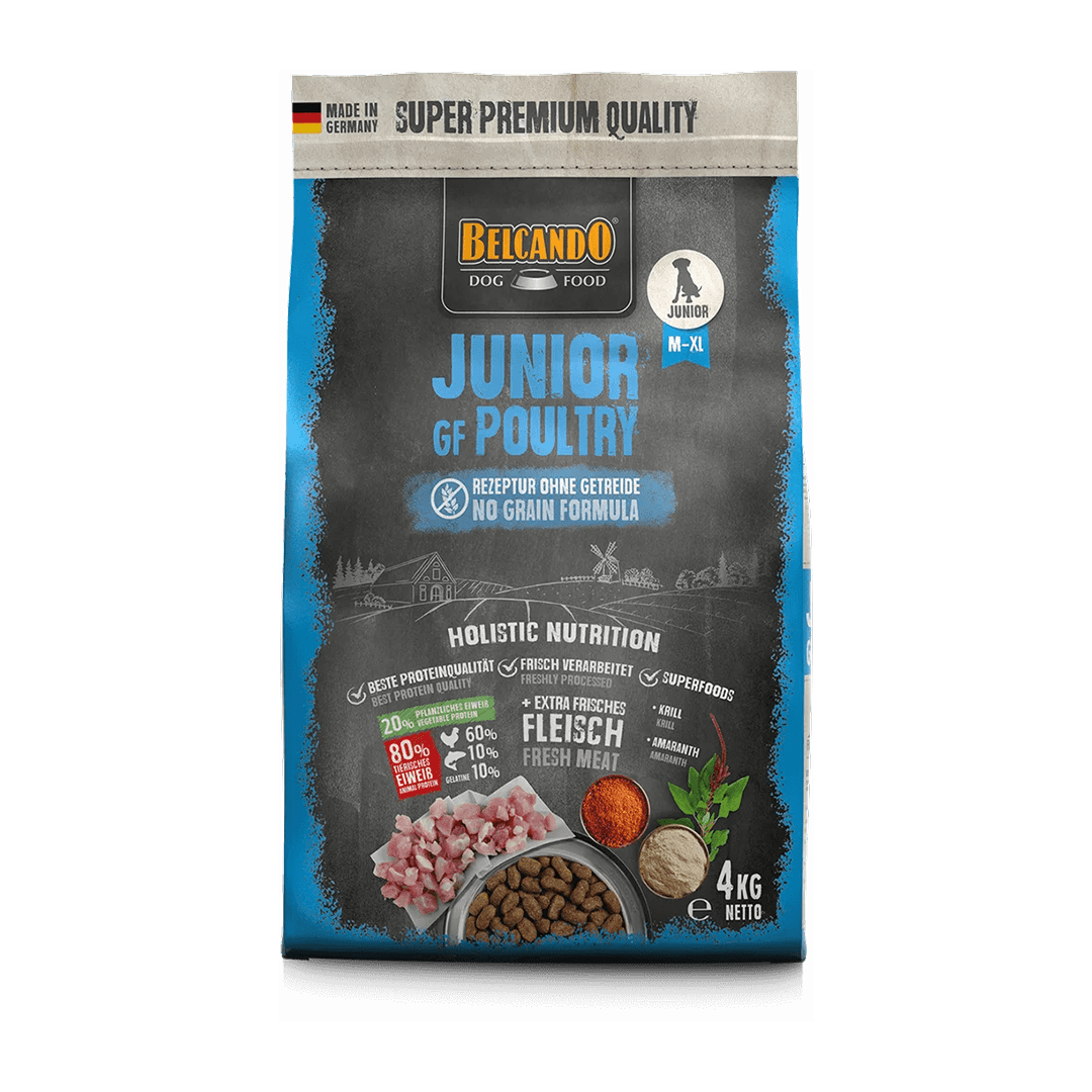 BELCANDO Kibble Junior GF Poultry 4kg