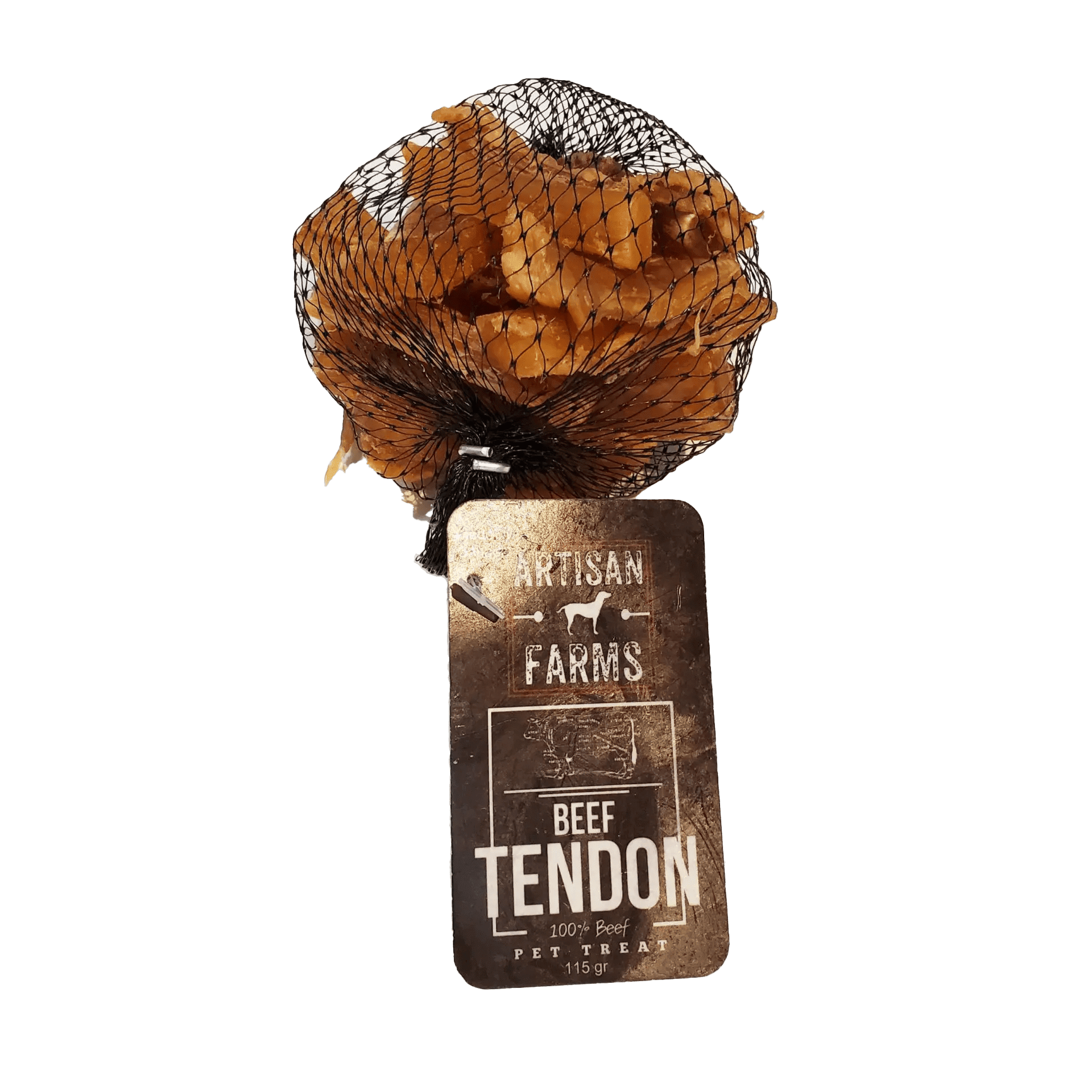 Artisan Farms Dehydrated Beef Tendon Short Treat Bag 115g