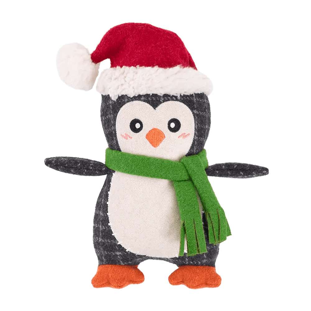 ZippyPaws ecoZippy Holiday Cotton Cuddler - Penguin