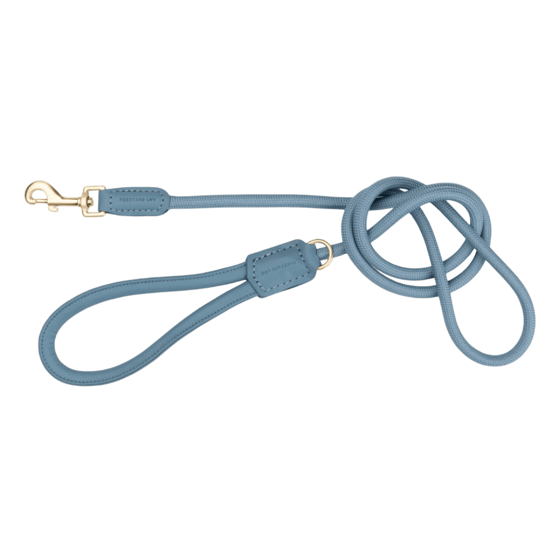 FuzzYard Life Atelier Dog Rope Lead French Blue