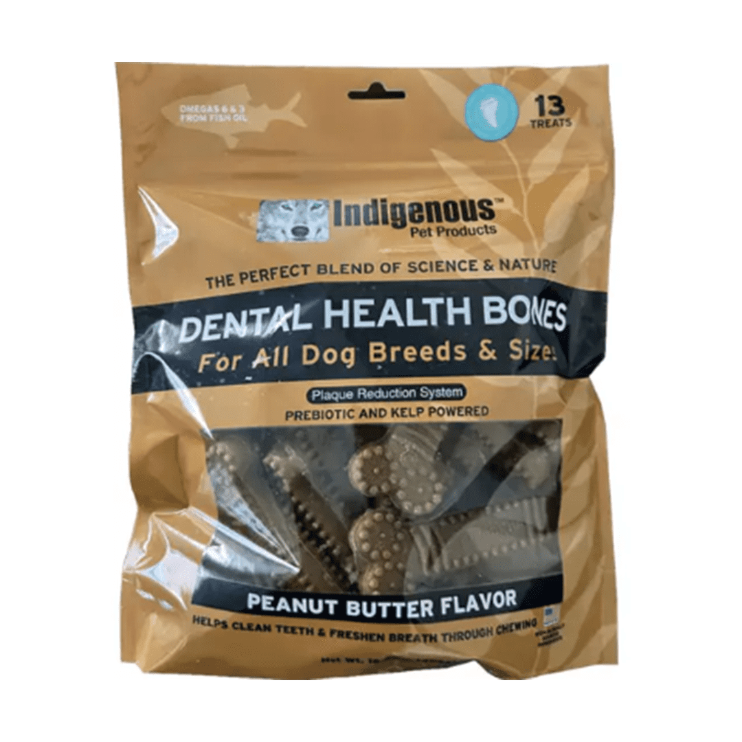 Indigenous Pet Dental Health Bones - Peanut Butter