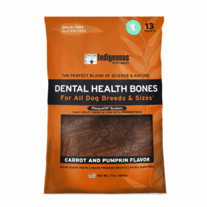 Indigenous Pet Dental Health Bones - Carrot & Pumpkin