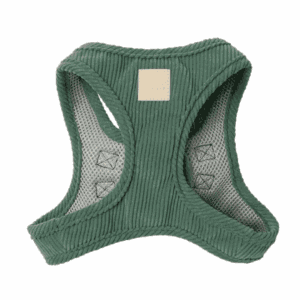 FuzzYard Life Corduroy Step In Harness Myrtle Green
