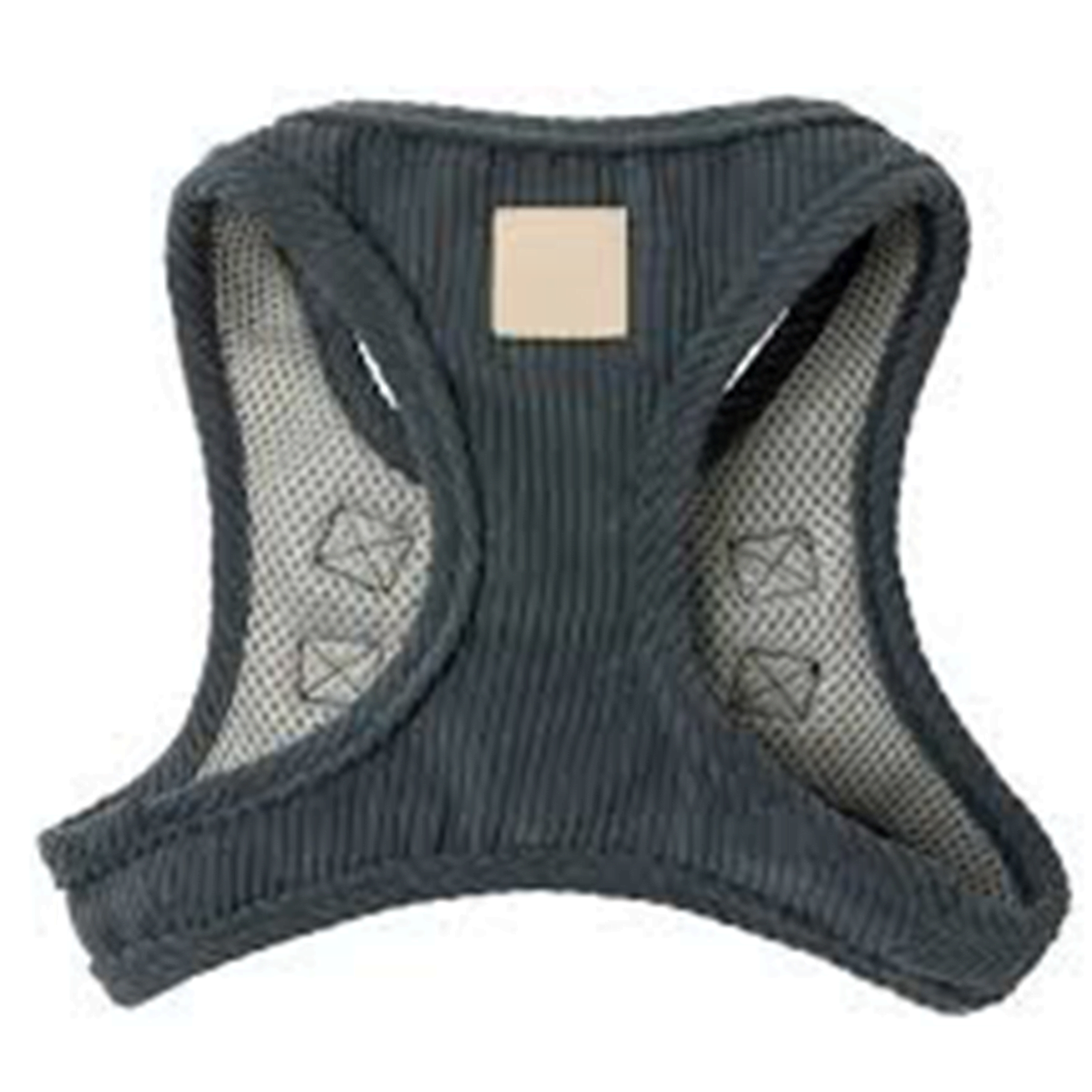 FuzzYard Life Corduroy Step In Harness Slate Grey