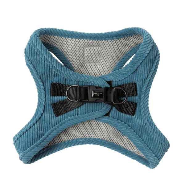 FuzzYard Life Corduroy Step In Harness French Blue - Image 2