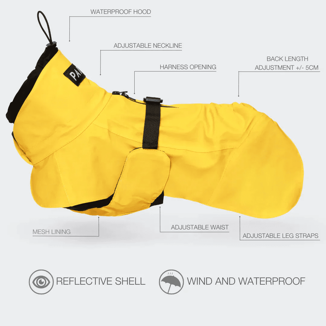 PAIKKA Visibility Raincoat Yellow Lite - Image 5