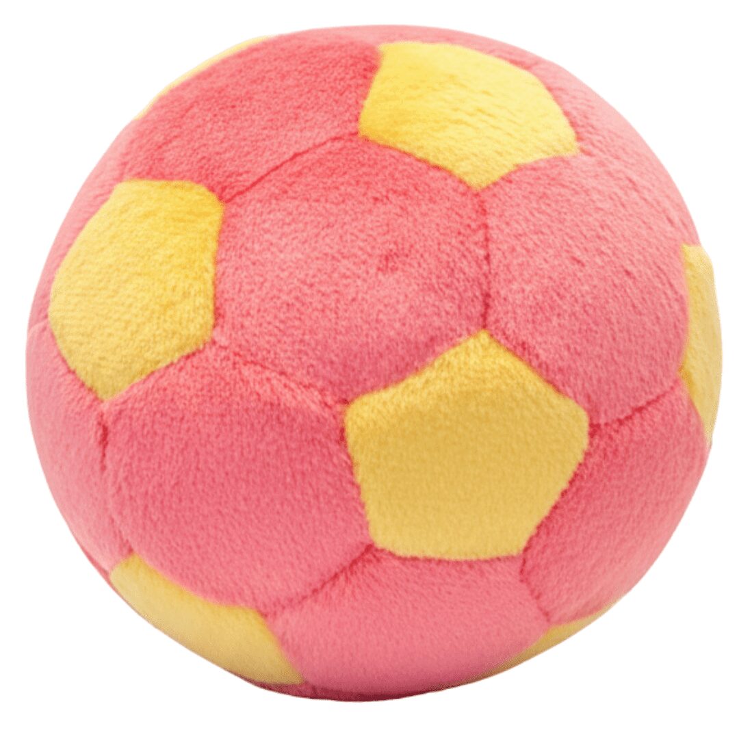 Fluff & Tuff Toy Soccer Ball Lemonade Large