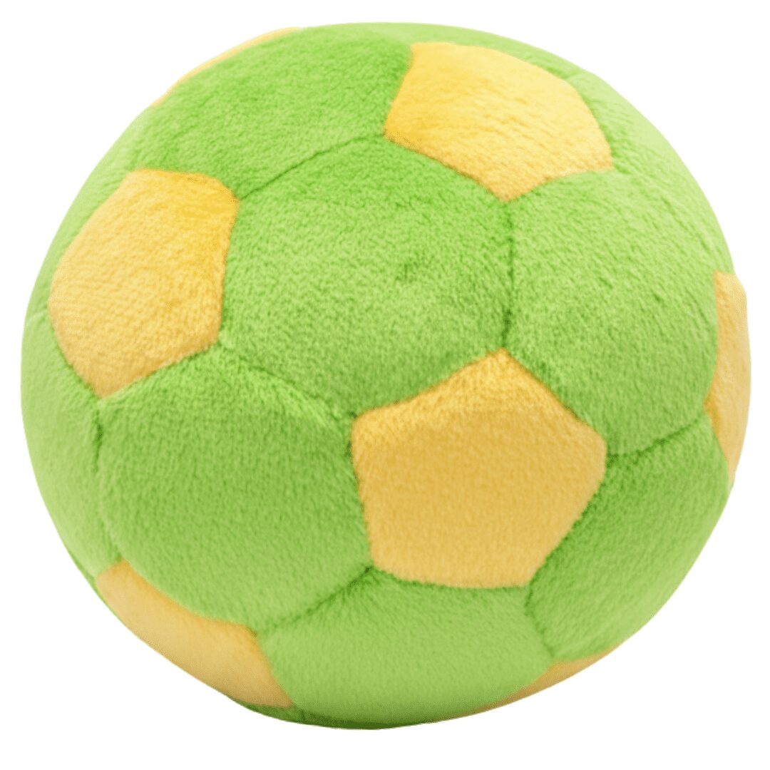 Fluff & Tuff Toy Soccer Ball Limeade Large