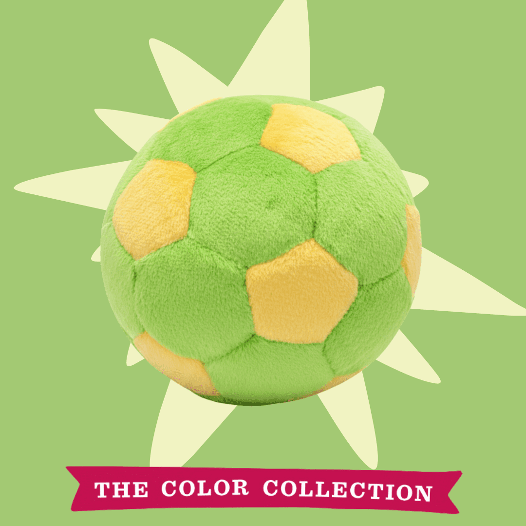 Fluff & Tuff Toy Soccer Ball Limeade Large - Image 3