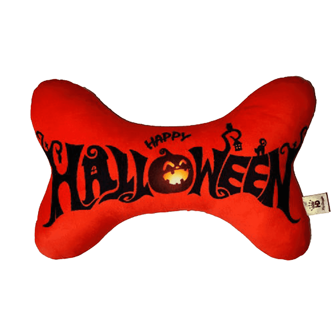 Hip Doggie Plush Bone Toy Halloween Boo