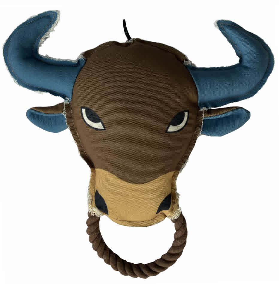 Scoochie Pet Angry Texas Bull 11"